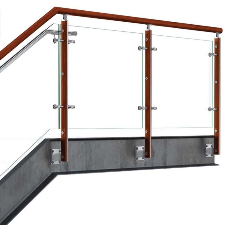 Stair Glass Handrail